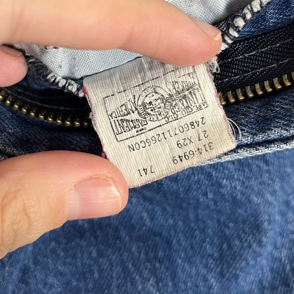 Vintage 80’s Lee USA Tapered Baggy Leg Pleated High Waisted Mom Jeans Sz 9P - Picture 9 of 9